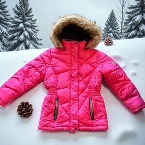 Kids Size 10/12 Snow Jacket Puffer Winter Warm Waterproof Weatherproof